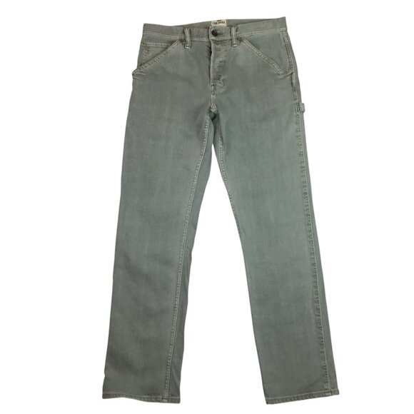 Todd Snyder Straight Fit Jeans Mens 30x32 Light Wash Gray Denim Cotton Lycra - Picture 1 of 12
